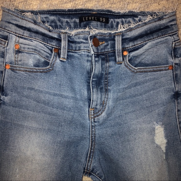Level 99 distressed cropped jeans - Picture 6 of 7